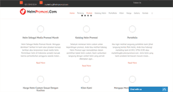 Desktop Screenshot of helmpromosi.com